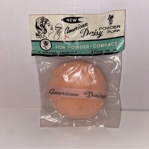 Vintage Makeup Powder Puff, by American Daisy